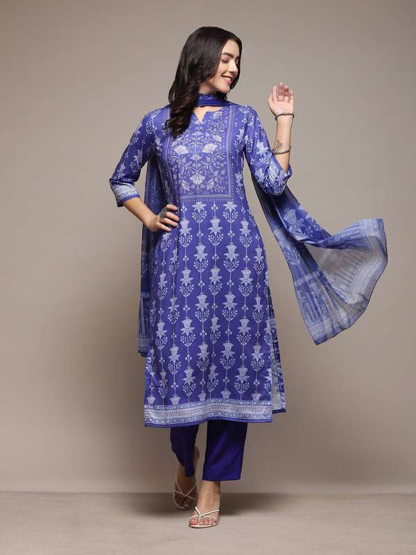 Biba Unstitched Salwar Suits Suit Dupatta Tracksuits Dress Material - Buy Biba  Unstitched Salwar Suits Suit Dupatta Tracksuits Dress Material online in  India