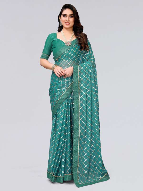 Gota patti saree myntra top