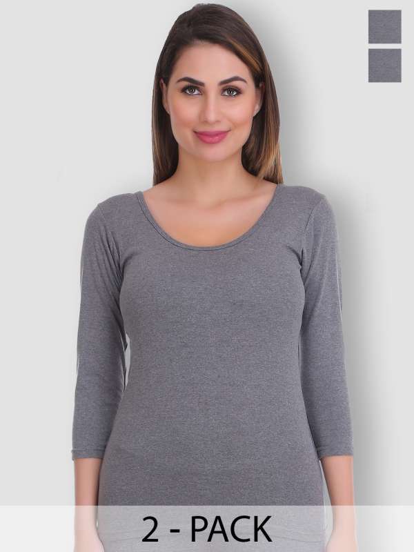 Buy Selfcare Off-White Thermal Blouse Top For Women (Size-S) Online at Low  Prices in India 