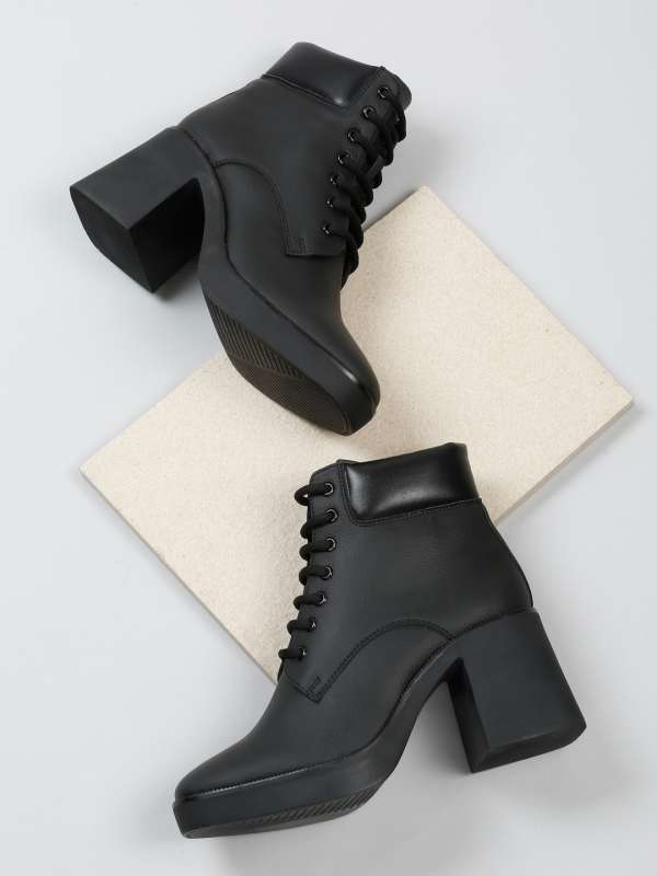 Chunky boot heels shop