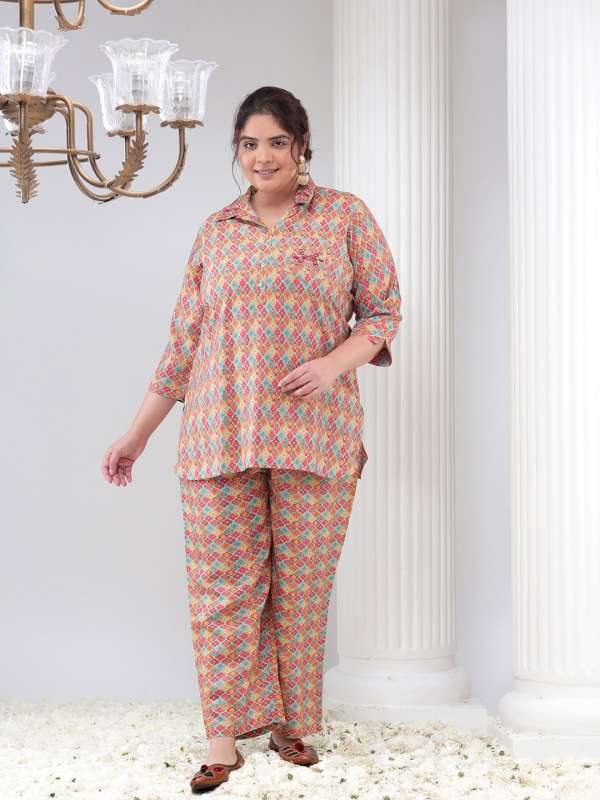 Plus size night suits online cheap