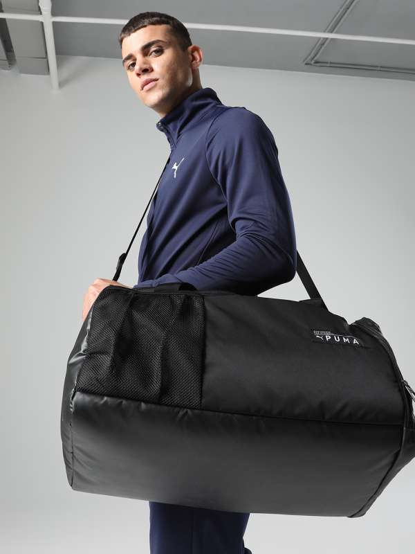 Puma leather gym sales bag