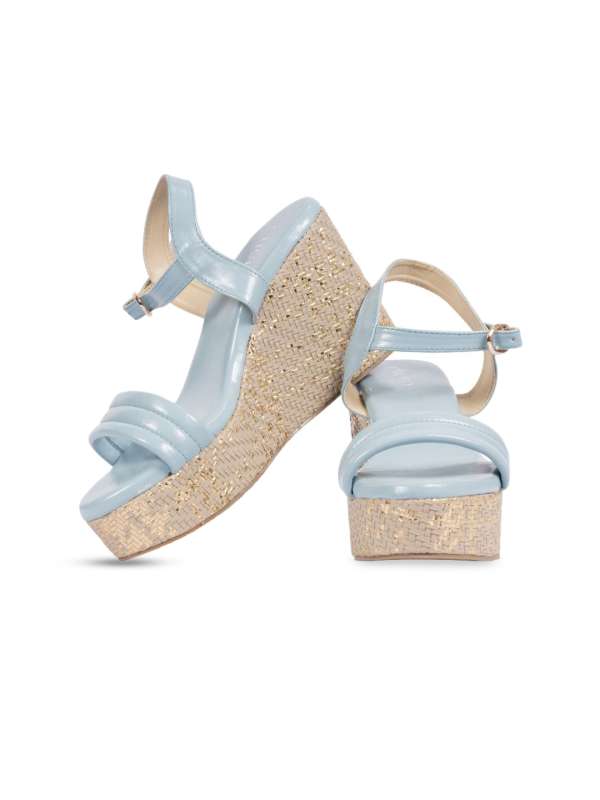 Light blue wedge 2025 heels