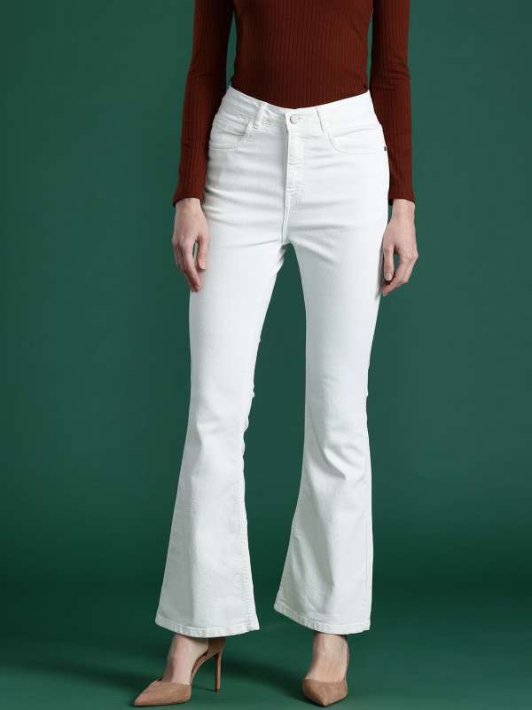 White jeans store for women online