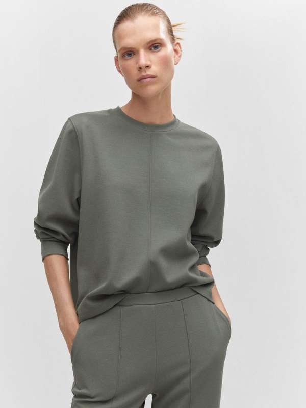 Women's round online neck sweatshirts