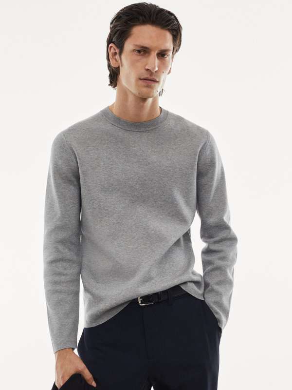 Mango top grey jumper