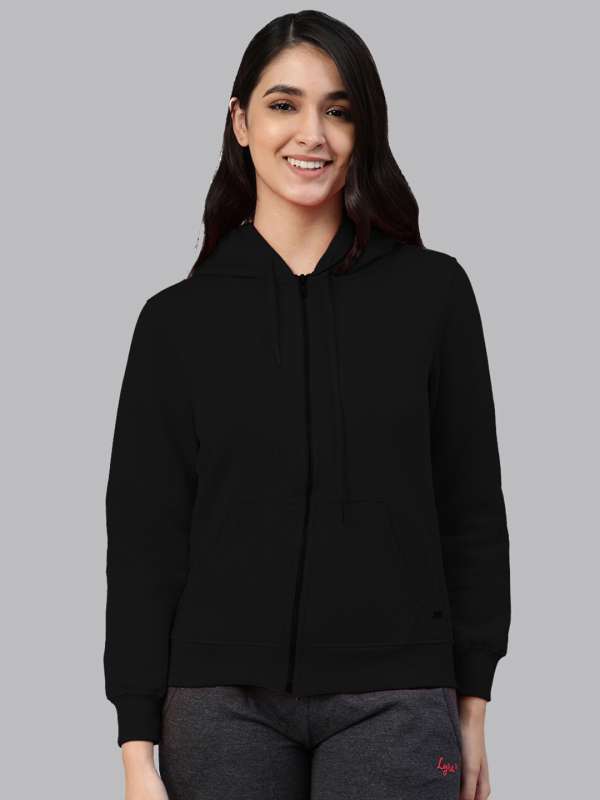 All black hoodie womens discount