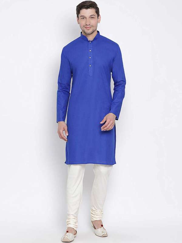 Royal blue colour kurta pajama on sale