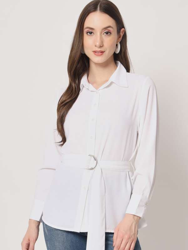 Shirt with shop belt