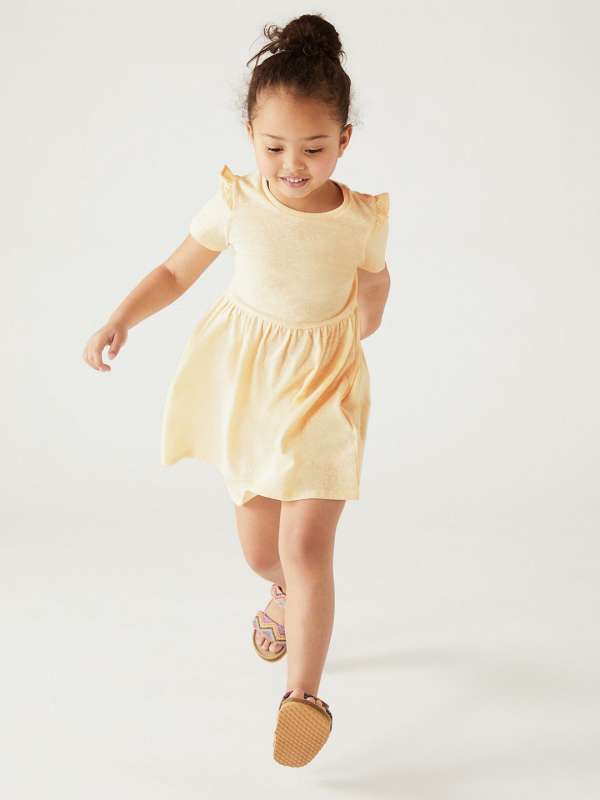 Marks & spencer yellow dress cheap