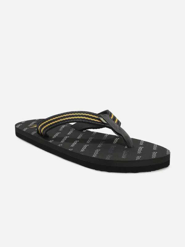 Reebok black slippers clearance