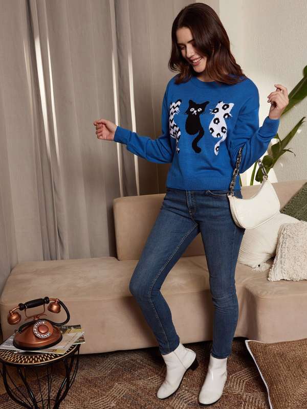 Graphic sweaters womens online