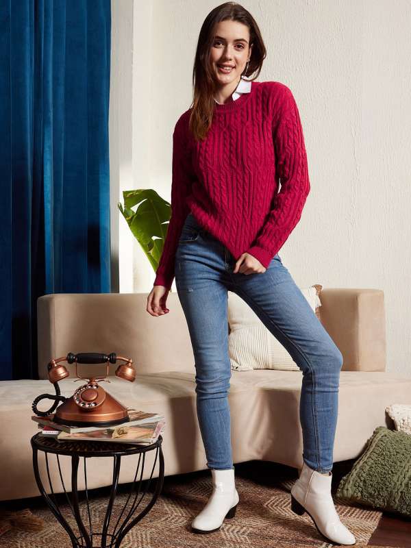 Red sweater clearance online