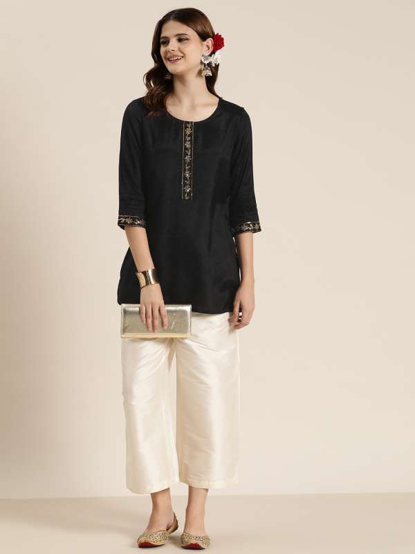 W black cheap kurtis online