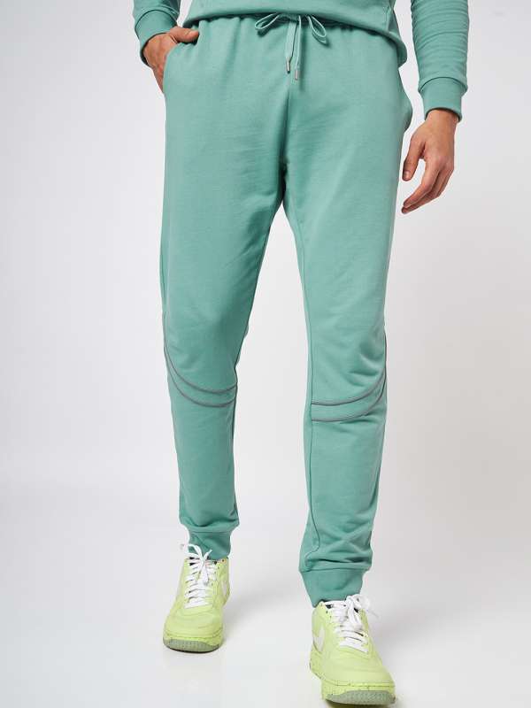 Turquoise best sale track pants