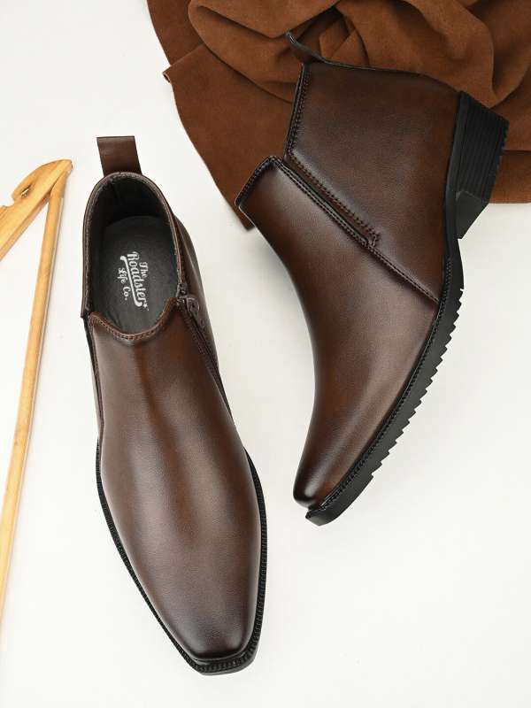 Zipper boots mens india online