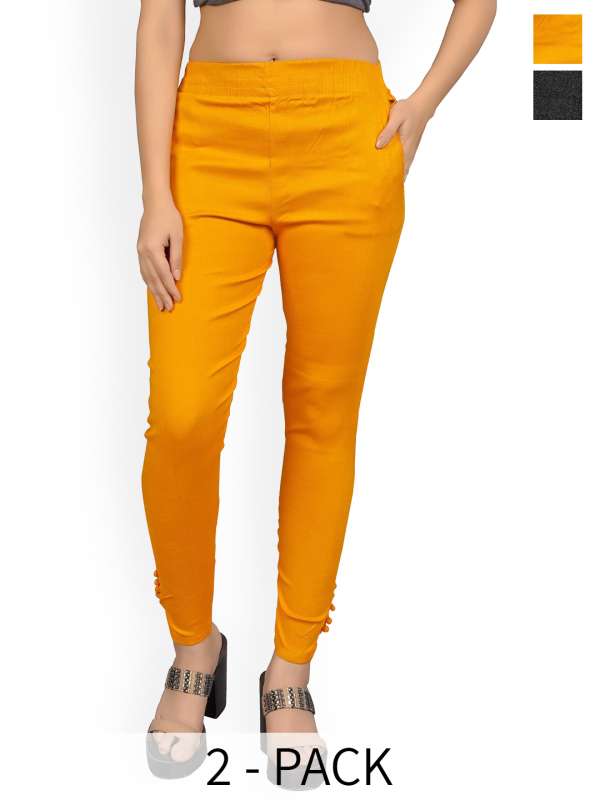 Mustard color best sale jeggings