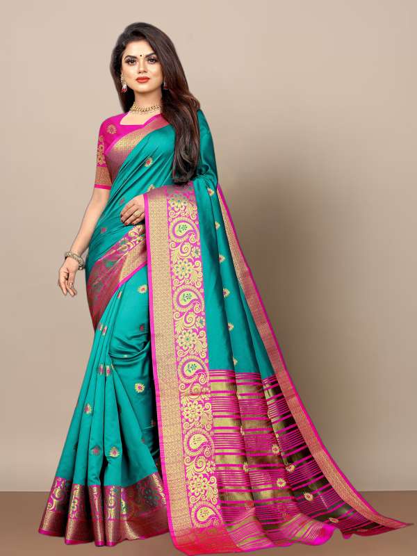 Myntra pattu sarees 2025