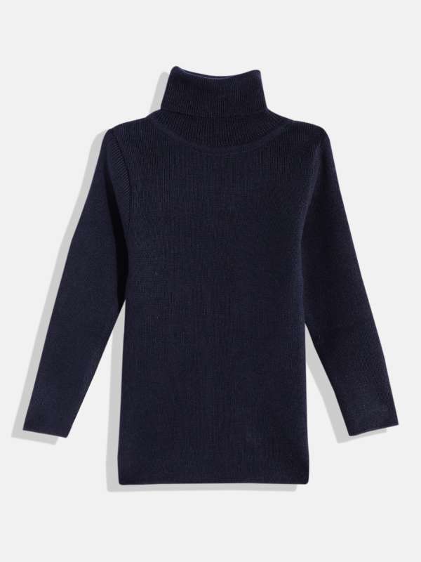 Kids high neck sweater shop