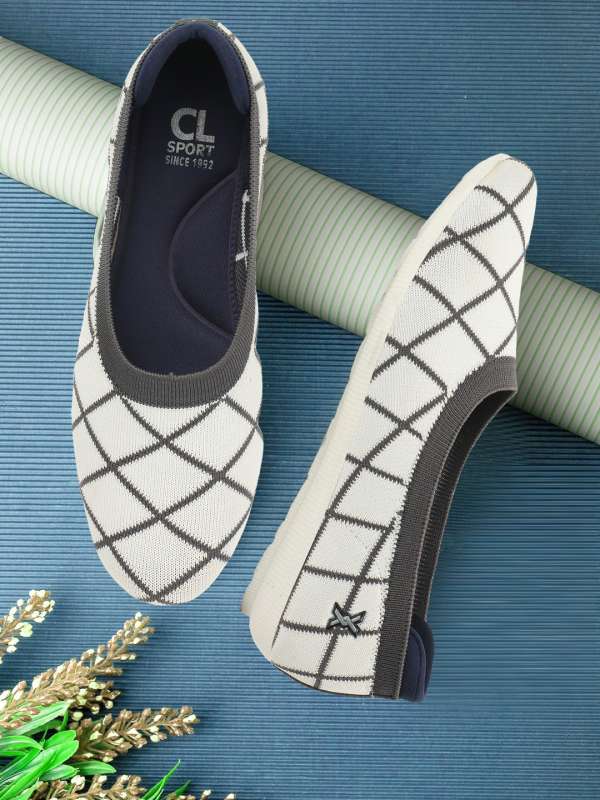 Navy Blue White Women Ballerina Shoes Carlton London Buy Navy