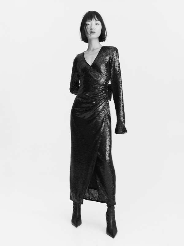 Sequin sales dress myntra