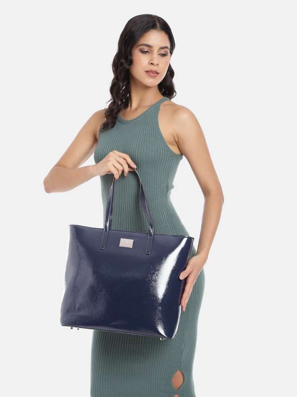 Navy blue ladies bags on sale