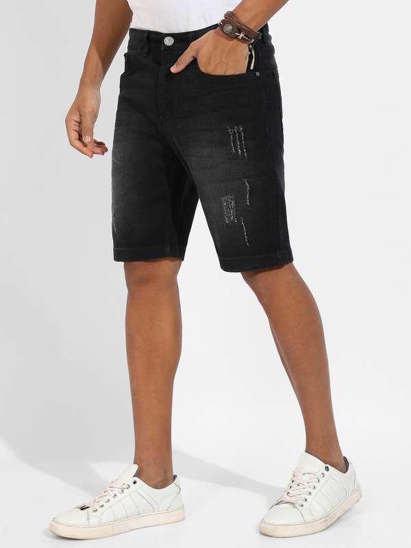 Mens denim shorts online india clearance