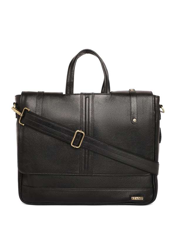Stamp leather top laptop bags price