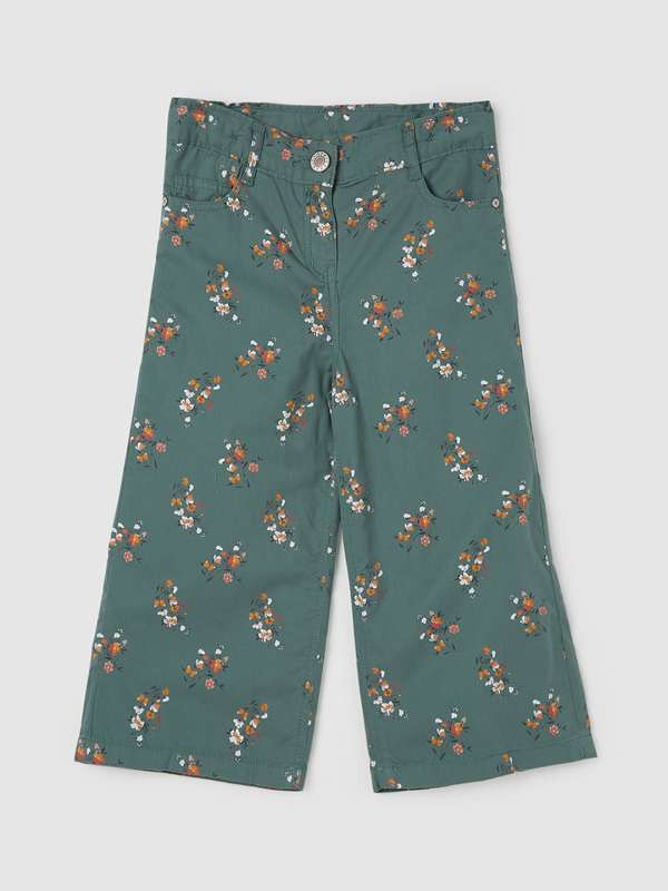 Cherry & Jerry Regular Fit Girls Green Trousers - Buy Cherry & Jerry  Regular Fit Girls Green Trousers Online at Best Prices in India