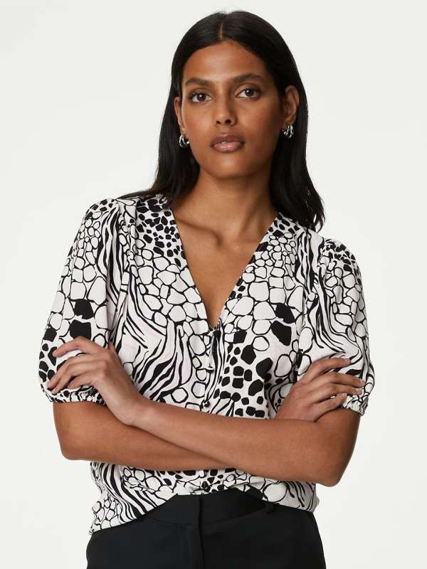 Printed Tops Buy Latest Fashion Printed Tops Online Myntra