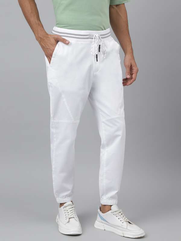 White Joggers Buy Trendy White Joggers Online in India Myntra