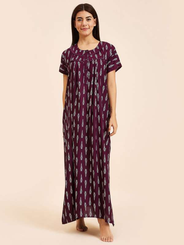 Myntra cotton nighty hot sale