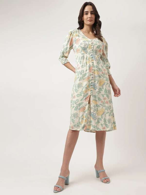 Marks Spencer Three Quarter Sleeves Dresses Buy Marks Spencer