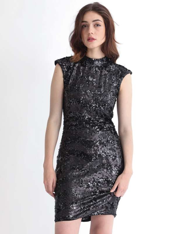 Sequin hotsell dress myntra
