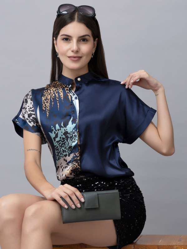 Satin Shirts For Women - Buy Satin Shirts For Women online in India