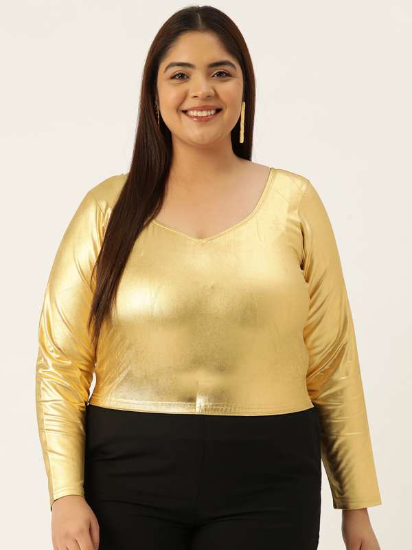 Myntra plus top size tops