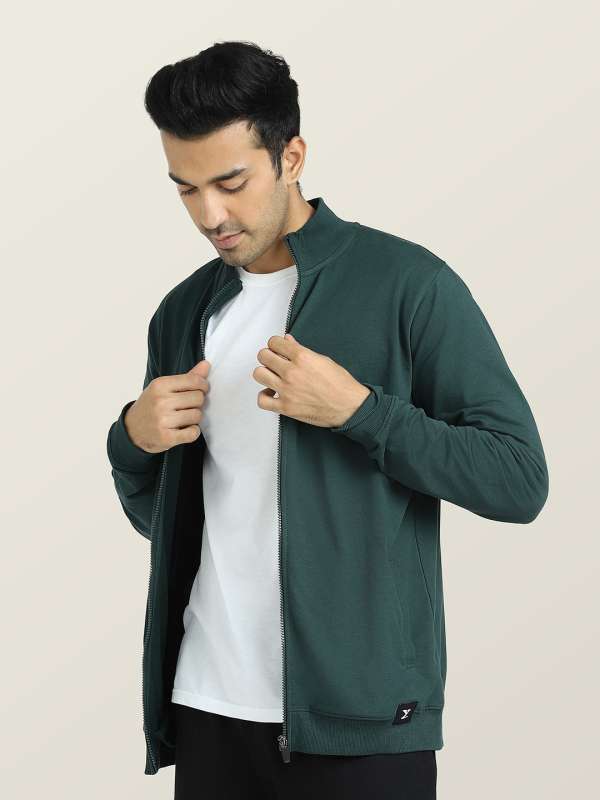 Round neck jacket mens hot sale