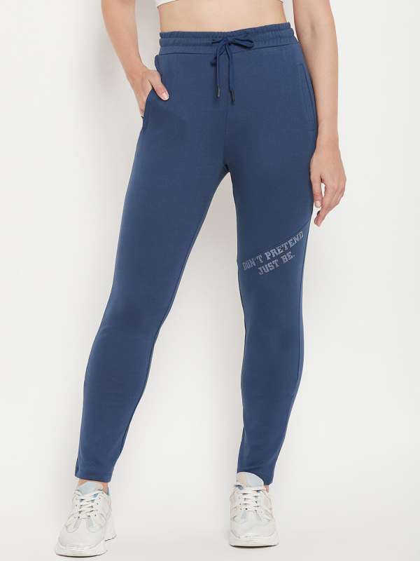 Buy Navy Blue Track Pants for Women by MADAME M SECRET Online