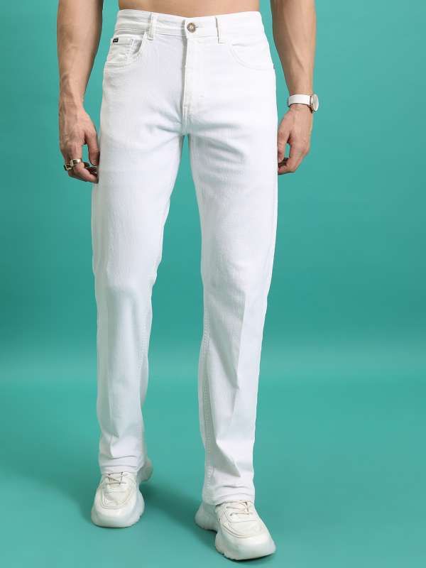 White jeans discount myntra