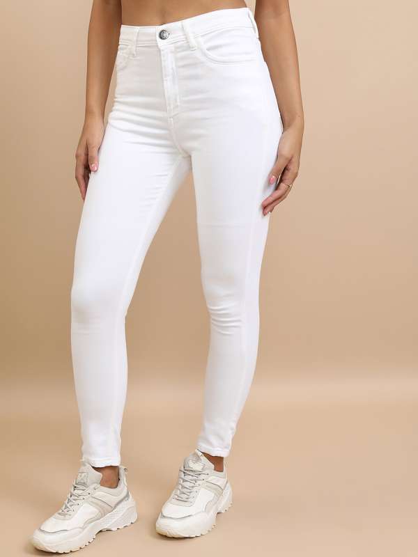 Holi Special: Buy White Jeans for Women Online - Myntra India