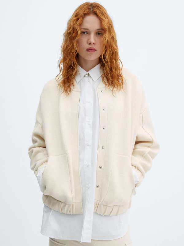 Mango white jacket sale
