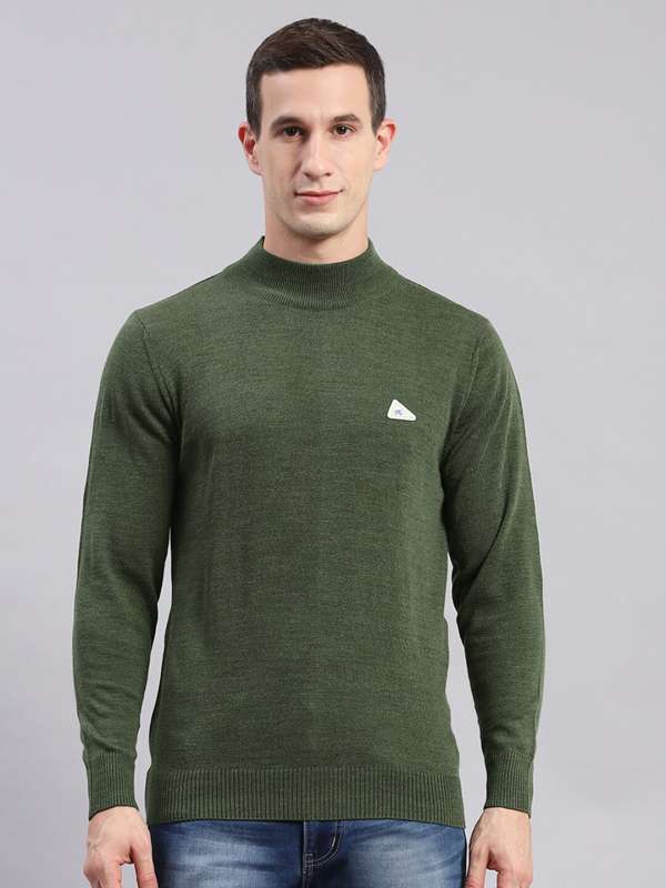 Monte Carlo Green Woolen Turtle Neck Sweater 3458775.htm Buy Monte Carlo Green Woolen Turtle Neck Sweater 3458775.htm online in India