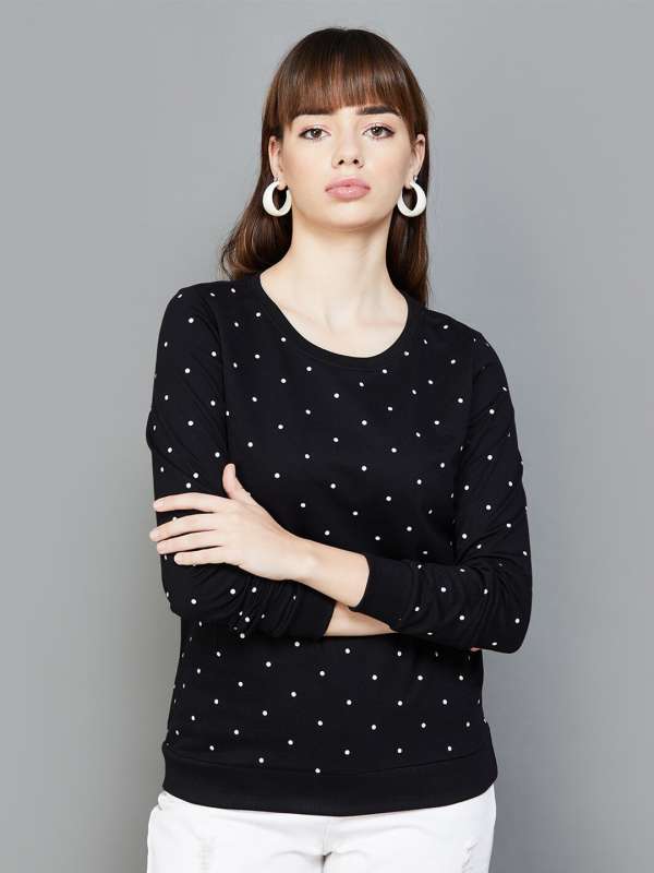 Polka dot sweatshirts sale