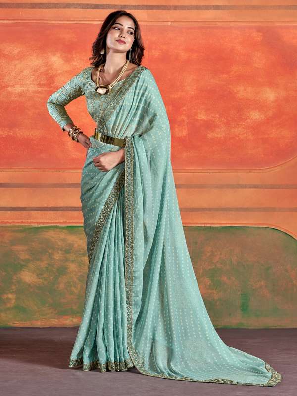 Green bridal sarees top