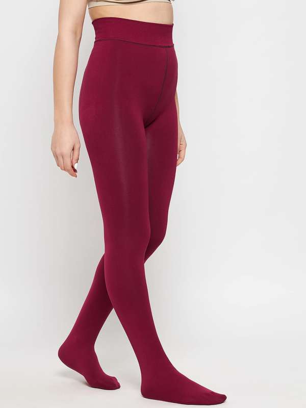 Maroon stockings cheap
