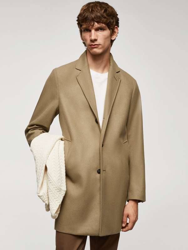 Mango mens coats deals