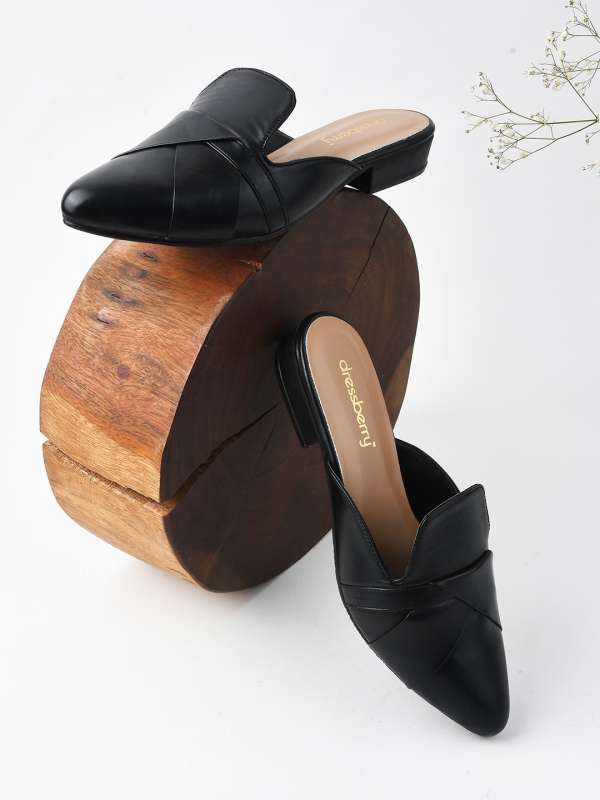 Pointed toe hotsell mules block heel