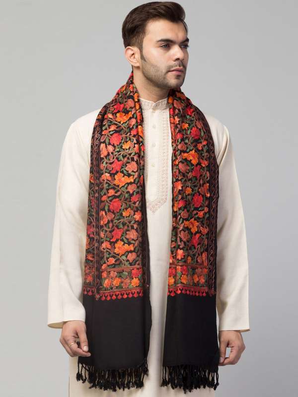 Black Shawls Buy Trendy Black Shawls Online in India Myntra