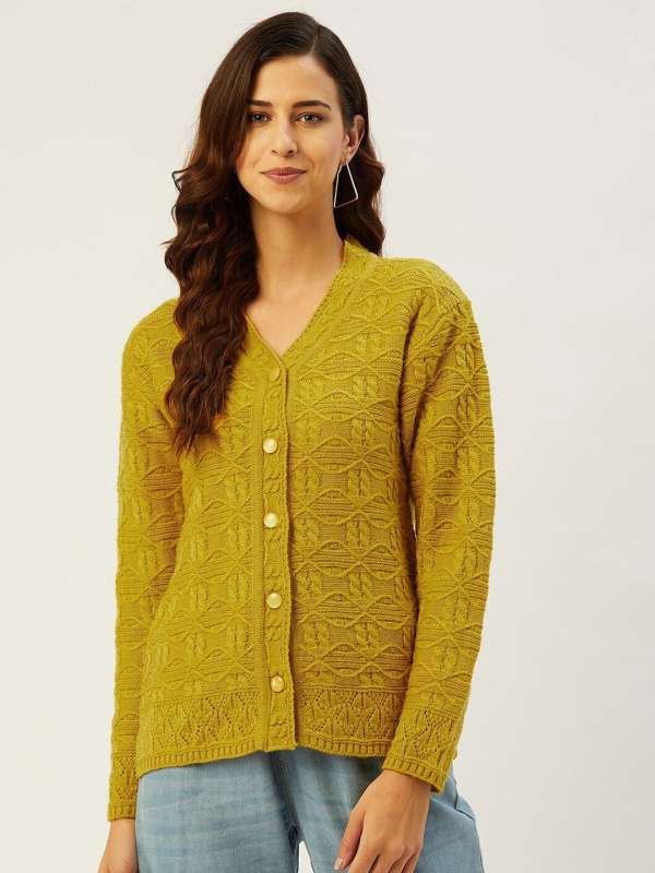 Mustard cardigan discount womens