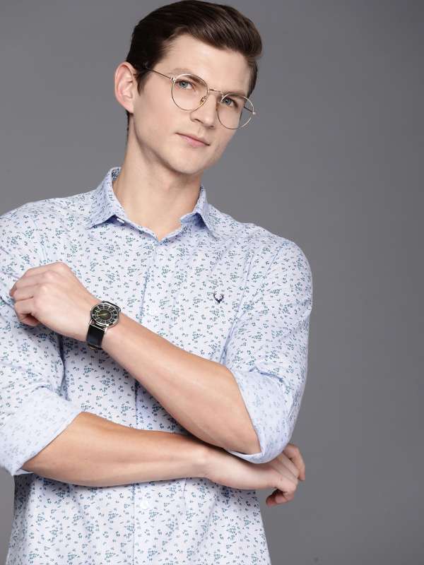 Allen solly linen shirts online clearance